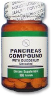 Pancreas Compound (uncoated) 500 count