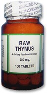 Raw Thymus - 100 count